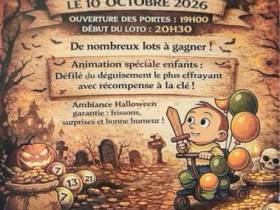 agenda Dordogne Grand loto d\'Halloween
