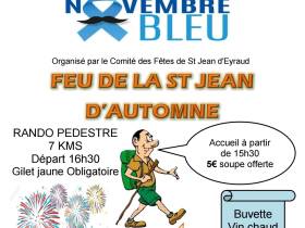 Randonnée et feu d'artifices- Novembre bleu