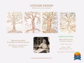 agenda Dordogne Atelier Dessin au Château de Neuvic - Châteaux en Fête  
