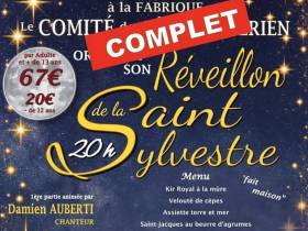 Réveillon de la Saint-Sylvestre - COMPLET