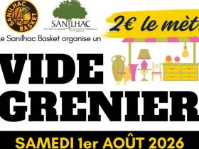 agenda Dordogne Vide-grenier du SAS Sanilhac Basket