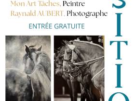 Agenda Dordogne Exposition de Mon Art Tâches, peintre et Raynald AUBERT, photographe 