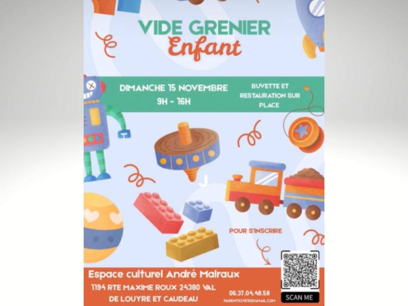 Vide-grenier enfant