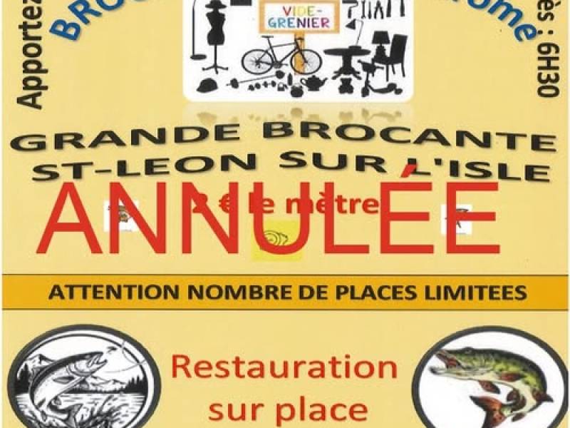 Vide grenier- ANNULÉ