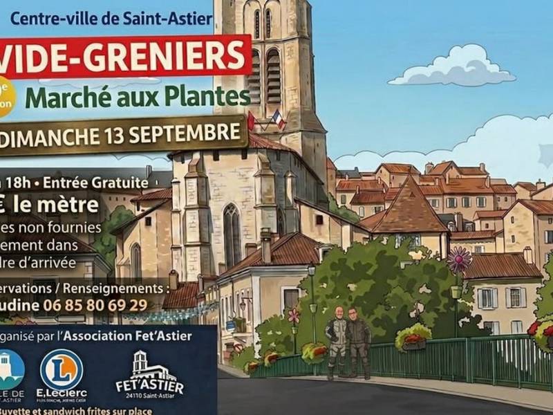 Vide-grenier et marché aux plantes