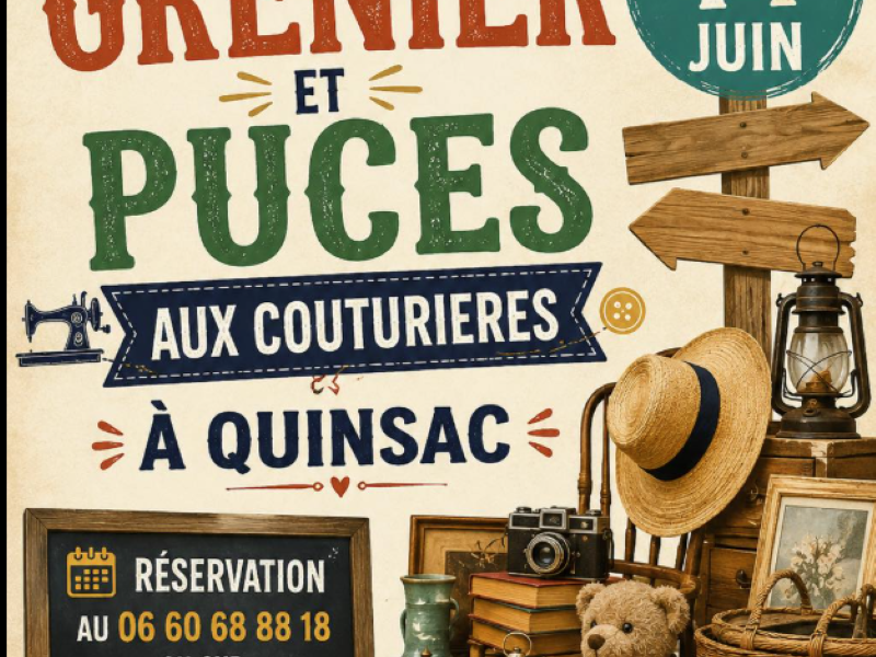 Vide-greniers et puces aux couturières 