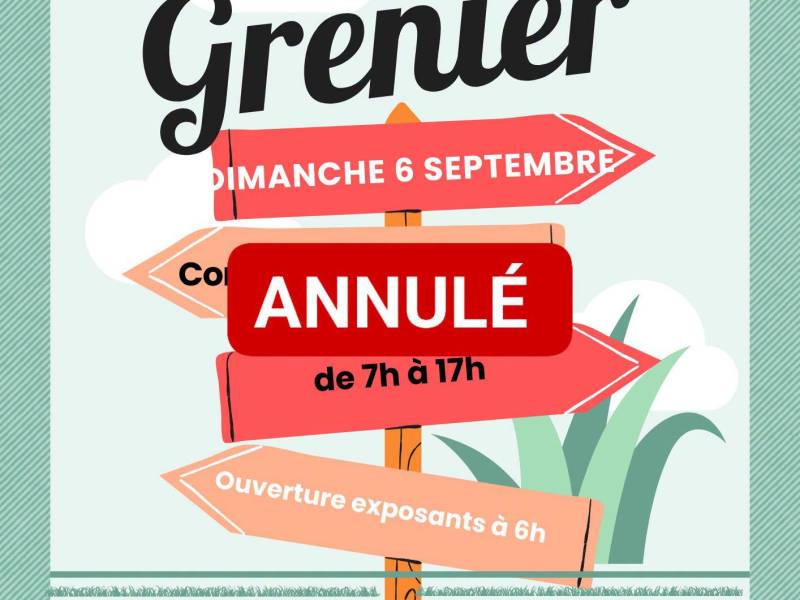 Vide-greniers - Annulé