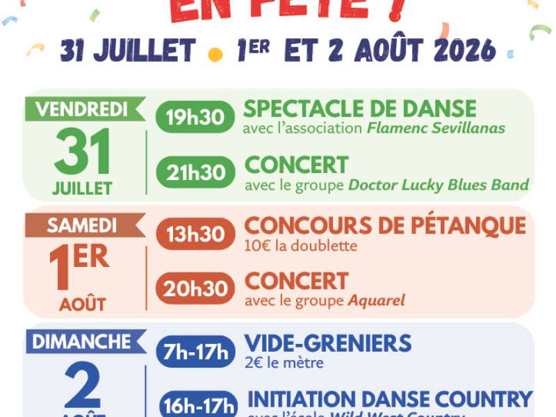 Manzac-sur-vern en Fête !