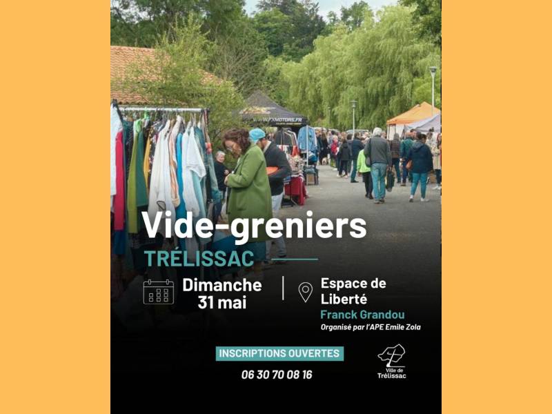 Vide-greniers pour les enfants de l’école Émile Zola