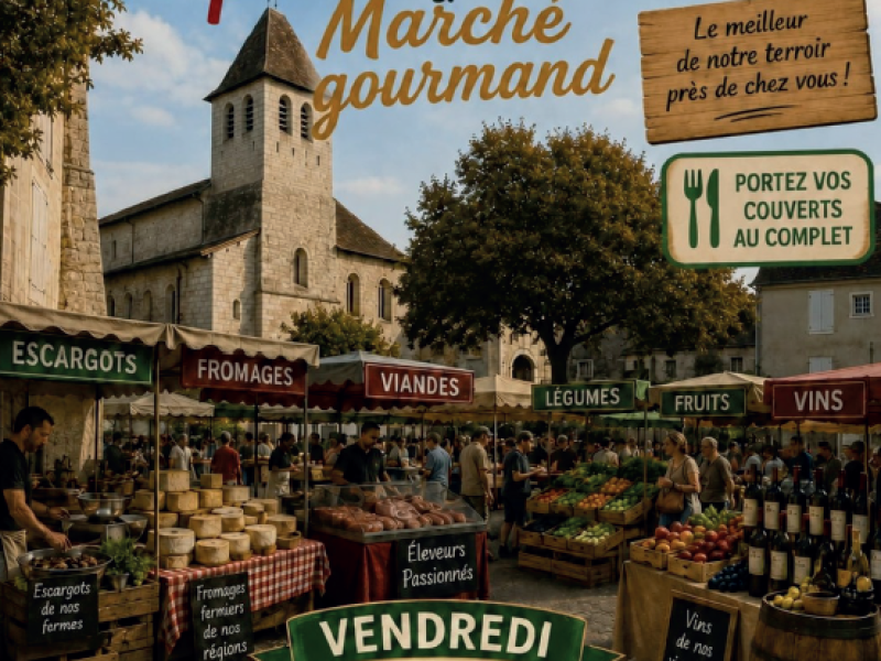 Marché des producteurs & marché gourmand