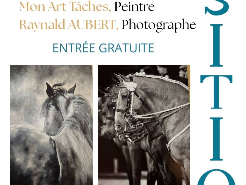 Exposition de Mon Art Tâches, peintre et Raynald AUBERT, photographe 