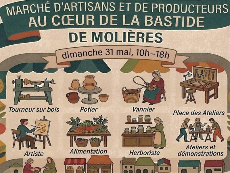 Marché d\'artisans et de producteurs 
