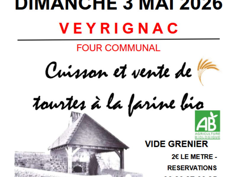 Fête du pain de Veyrignac 2026