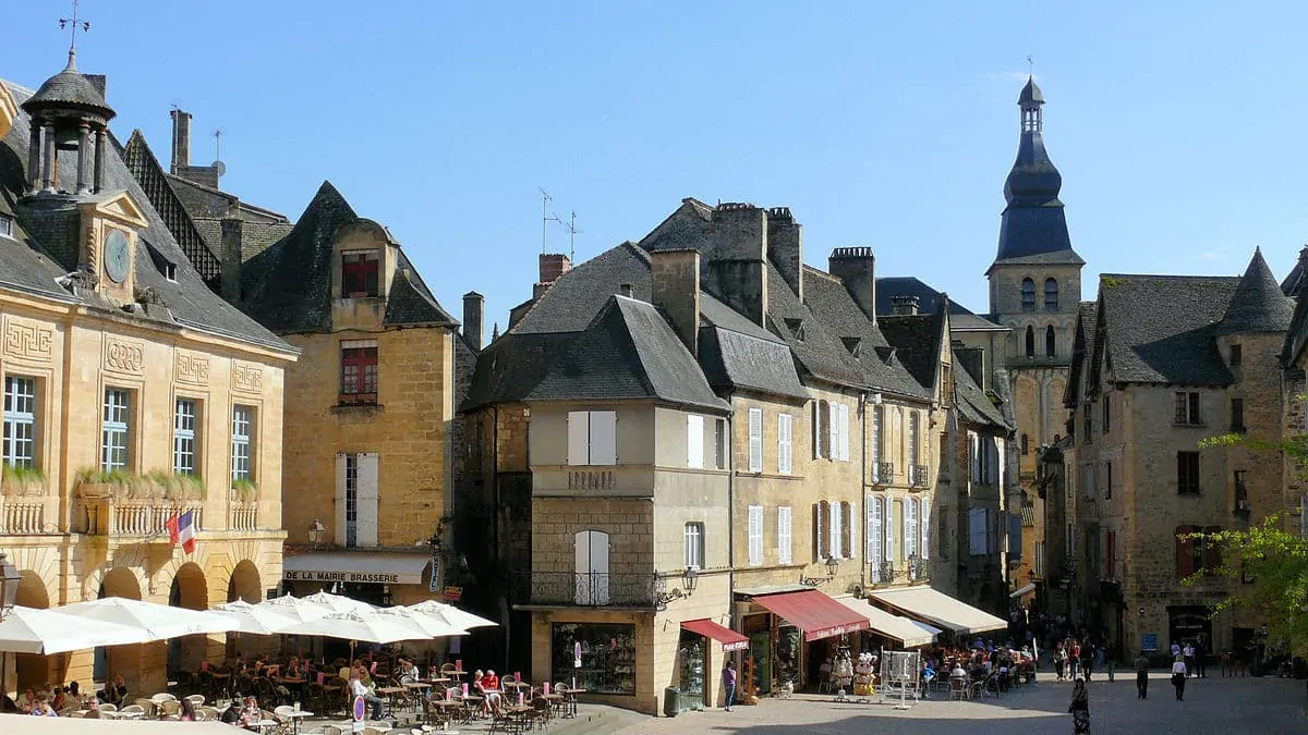 Sarlat City Hall on Place de la Liberté, in the heart of the historic district.