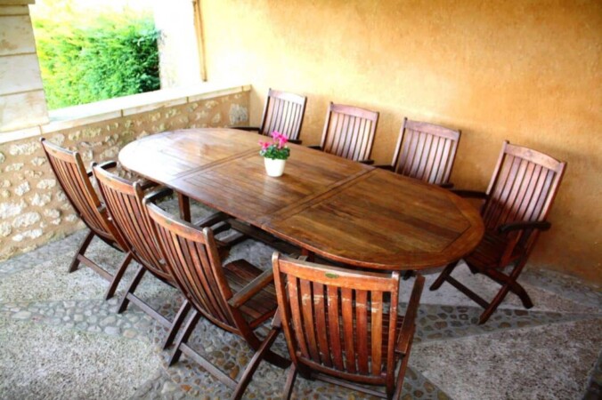 Terrace les gîtes du Breuilh Dordogne