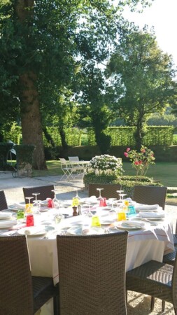 Manoir d'Hautegente terrasse
