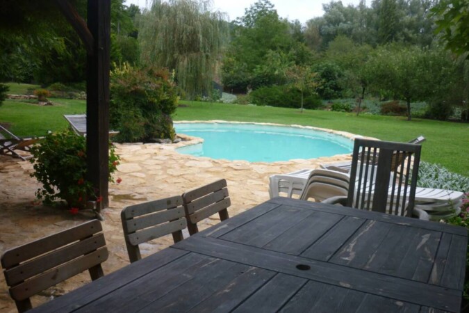 Gîte Beauséjour : terrasse