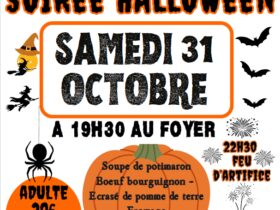 Soirée Halloween avec feux d'artifices