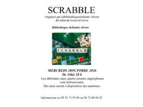 Après-Midi Scrabble à Sainte-Alvère 