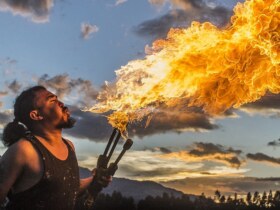 Spectacle de feu