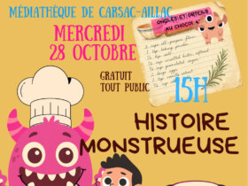 agenda Dordogne Lecture en mouvement – Histoire Monstrueuse